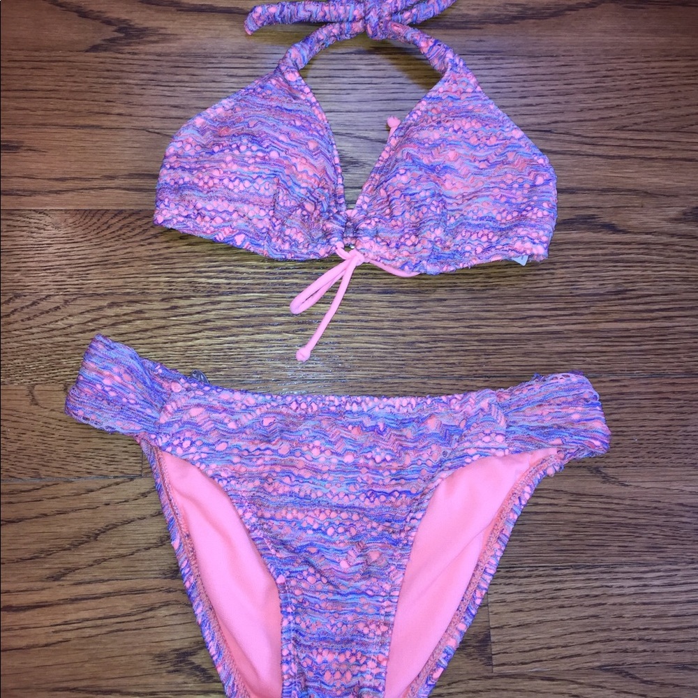 Hobie multi color crochet bikini